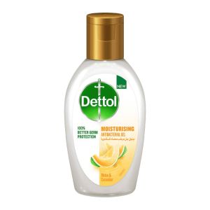 ژل ضد عفونی کننده دست دتول Dettol مدل Moisturizing رایحه طالبی و خیار حجم 50 میل