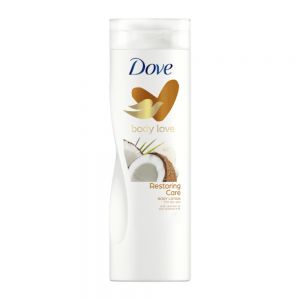 لوسیون بدن داو Dove مدل Restoring Care حاوی عصاره نارگیل حجم 400 میل