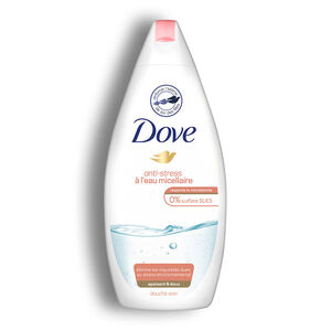 شامپو بدن Dove سری Micellar Water مدل Anti-Stress نوع Ultra Mild and Gentle حجم 400 میل