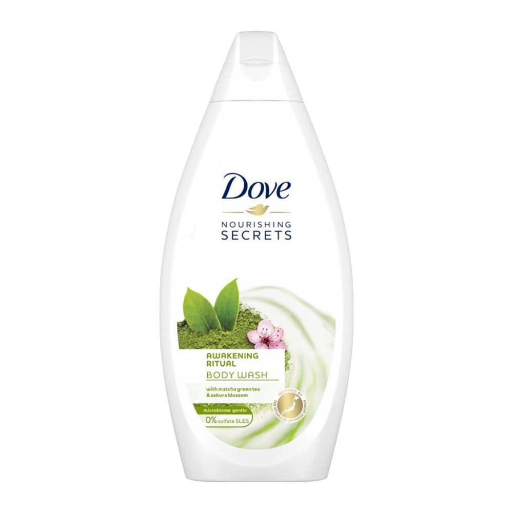 شامپو بدن داو Dove مدل Awakening Ritual حاوی عصاره ساکورا و چای سبز حجم 500 میل