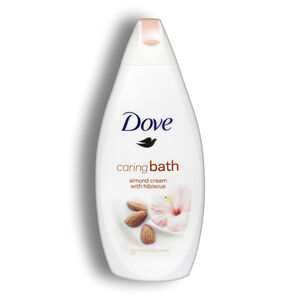 شامپو بدن Dove مدب Caring Bath حاوی عصاره بادام و هیبیسکوس حجم 500 میل