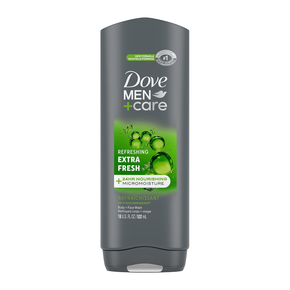 شامپو بدن و صورت داو Dove سری  Men + Care مدل Extra Fresh حجم 532 میل