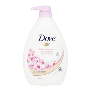 شامپو بدن داو Dove مدل Sakura Blossom حاوی عصاره شکوفه گیلاس ساکورا حجم 1000 میل