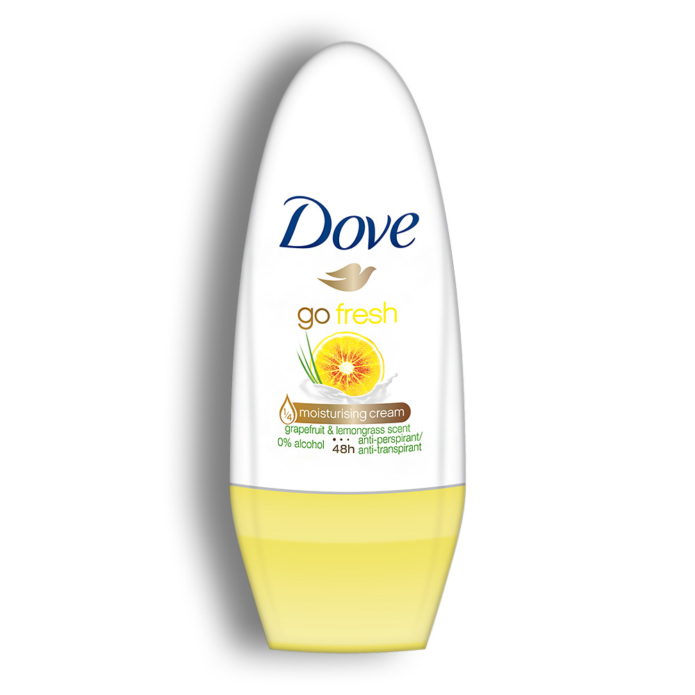 رول ضد تعریق زنانه Dove سری Go Fresh حاوی عصاره گریپ فروت و علف لیمو حجم 50 میل