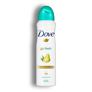 اسپری ضد تعریق زنانه Dove سری Go Fresh رایحه گلابی و آلوئه ورا حجم 250 میل