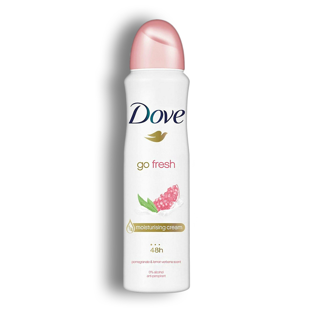 اسپری ضد تعریق زنانه Dove سری Go Fresh رایحه انار حجم 250 میل