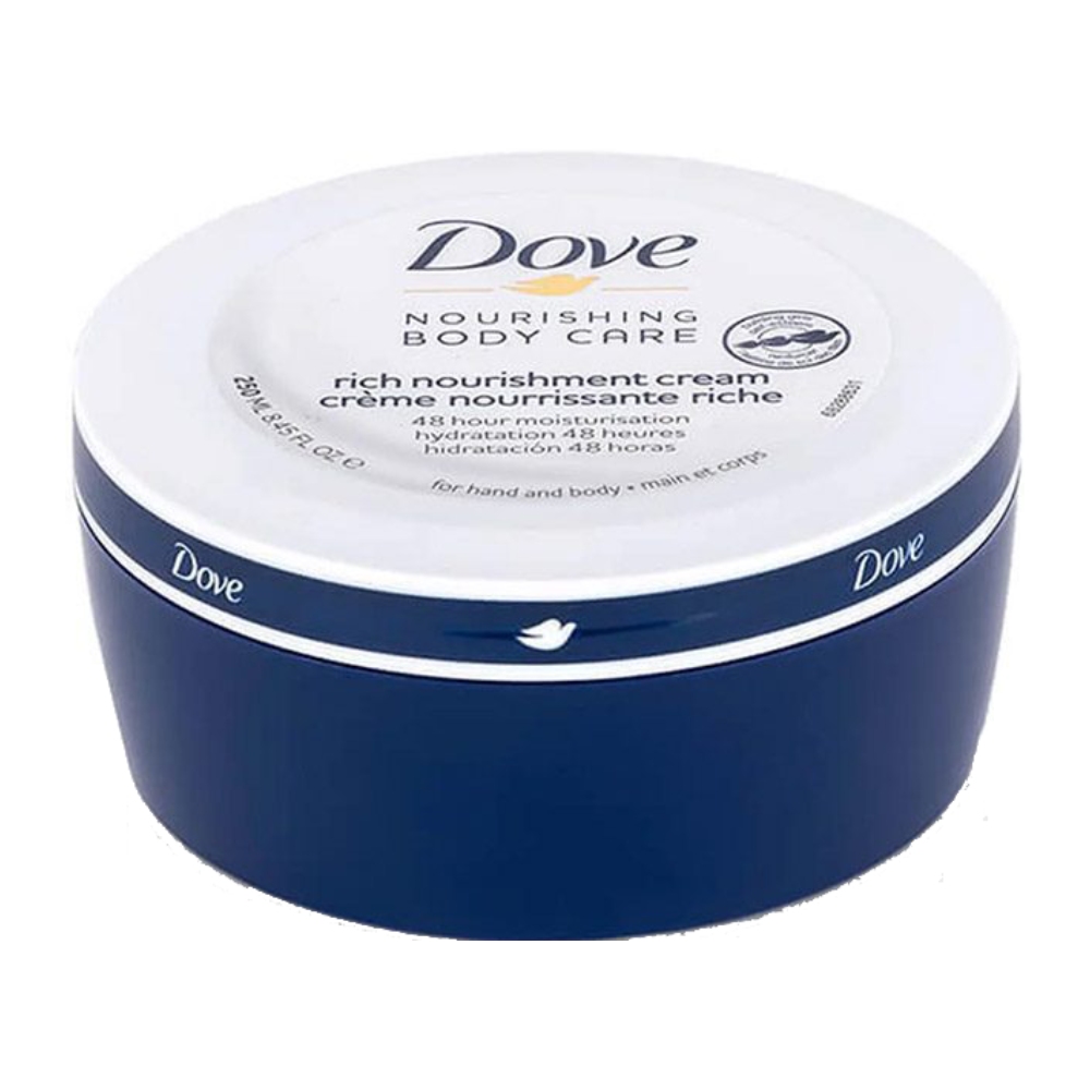 کرم مرطوب کننده دست و بدن داو Dove مدل Rich Nourishing حجم 250 میل