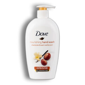 مایع دستشویی Dove سری Nourishing رایحه کره شی و وانیل گرم حجم 500 میل