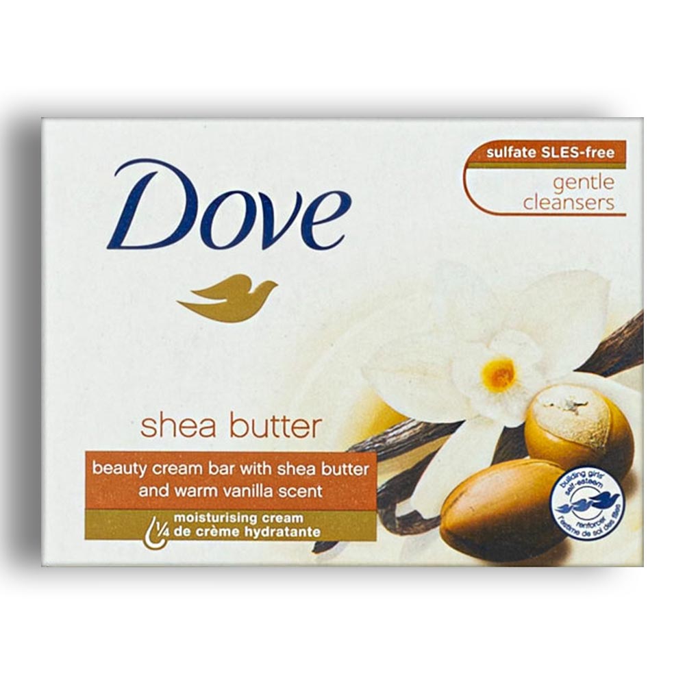 صابون زیبایی Dove سری Gentle Cleanser مدل Shea Butter حاوی روغن شی و وانیل گرم وزن 100 گرم