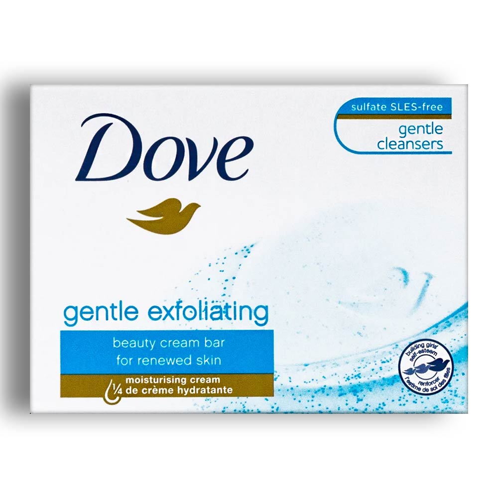 صابون Dove سری Gentle Cleansers مدل Gentle Exfoliating مناسب پوست بازسازی شده وزن 100 گرم