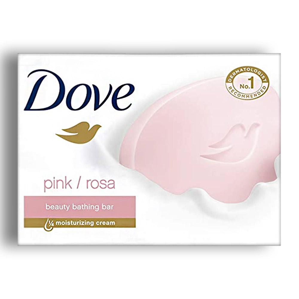 صابون زیبایی Dove سری Pink Rosa حاوی کرم مرطوب کننده وزن 135 گرم