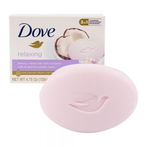 صابون دست و صورت داو Dove سری Relaxing مدل Coconut Milk وزن 135 گرم