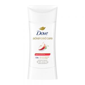 استیک ضد تعریق زنانه داو Dove سری Advanced Care مدل Apple And White Tea رایحه سیب و چای سفید وزن 74 گرم