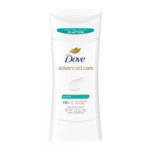 استیک ضد تعریق زنانه داو Dove سری Advanced Care مدل Sensitive مناسب پوست حساس وزن 74 گرم