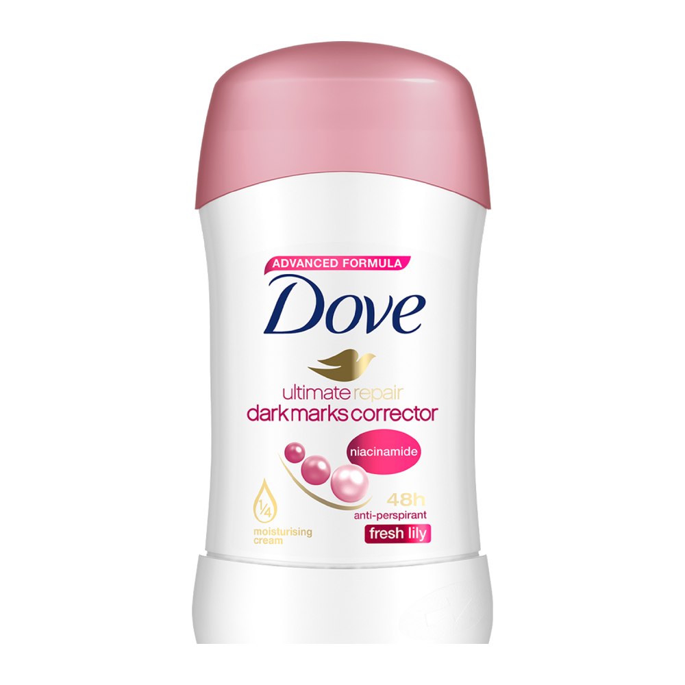 استیک ضد تعریق زنانه داو Dove مدل Ultimate Repair رایحه گل زنبق وزن 40 گرم