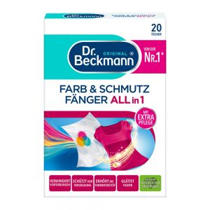 دستمال جذب رنگ لباس Dr. Beckmann مدل Farb And Schmutz حفظ رنگ لباس ها بسته 20 عددی