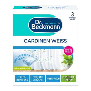 پودر سفید کننده پرده Dr. Beckmann مدل Gardinen Weiss وزن 120 گرم