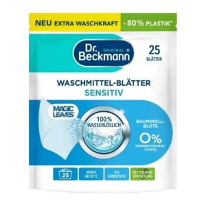 دستمال جادویی شوینده لباس Dr. Beckmann مدل Sensitive بسته 25 عددی