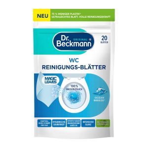 دستمال جادویی تمیز کننده توالت فرنگی Dr. Beckmann رایحه اقیانوس بسته 20 عددی