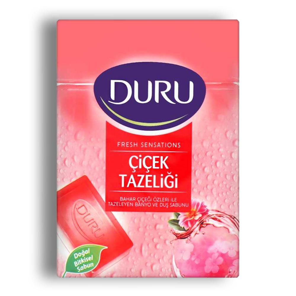 صابون حمام Duru مدل Fresh Sensations رایحه گلهای بهاری وزن 4x150 گرم