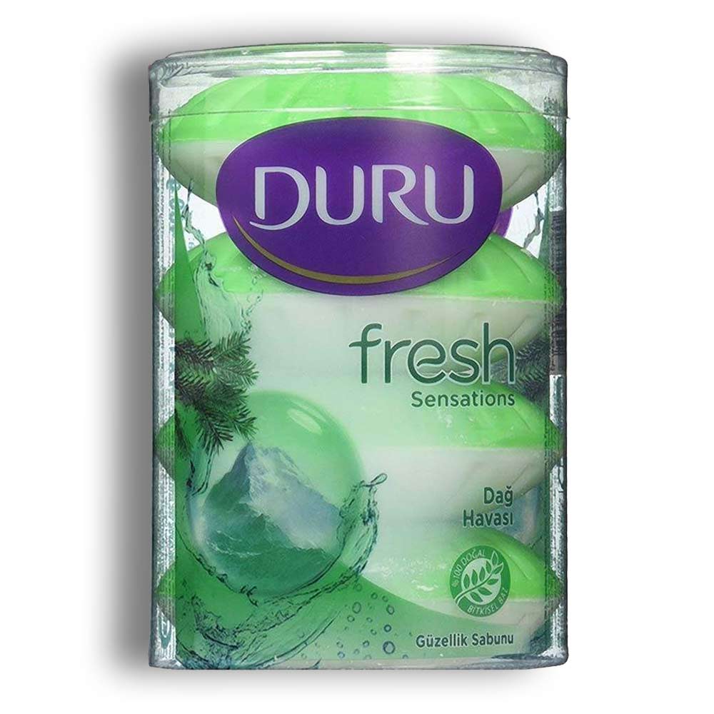 صابون زیبایی Duru مدل Fresh Sensations رایحه هوای کوهستان وزن 4x110 گرم