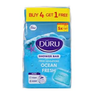 صابون حمام دورو Duru مدل Ocean Fresh رایحه اقیانوس بسته 5 عددی وزن 750 گرم