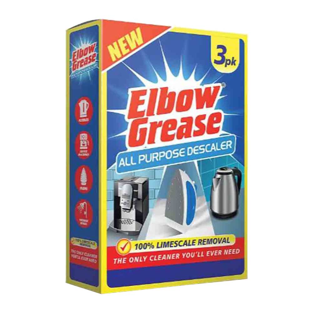 رسوب زدای کیسه ای همه کاره Elbow Grease مناسب اتو، چای ساز، قهوه ساز بسته 3 عددی