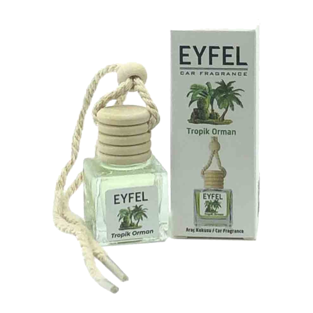 خوشبو کننده آویزی اتوموبیل Eyfel مدل Tropik Orman رایحه جنگل استوایی حجم 10 میل