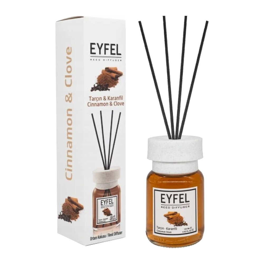 خوشبو کننده هوا ایفل Eyfel مدل Cinnamon And Clove رایحه دارچین و میخک حجم 120 میل