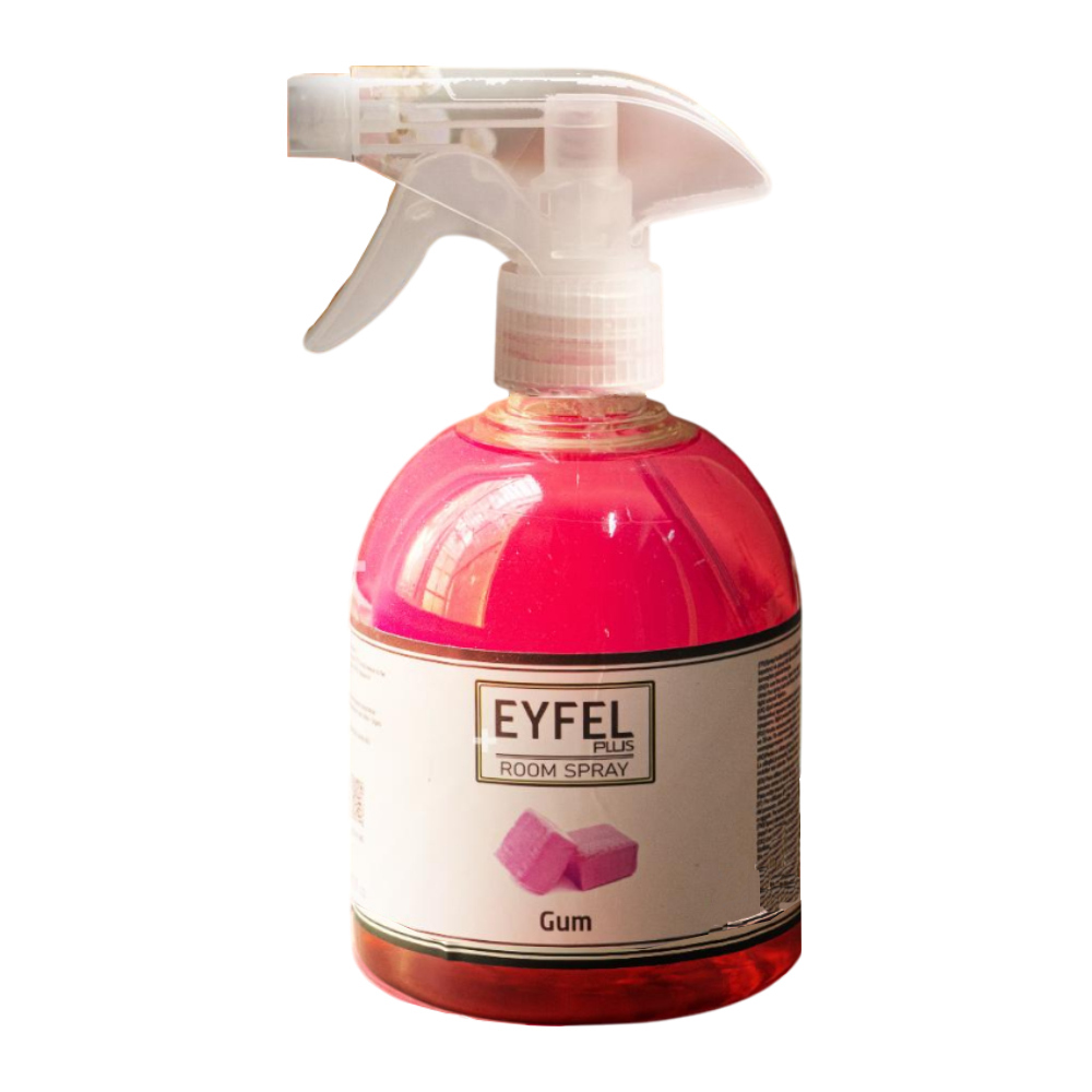 اسپری خوشبو کننده هوا Eyfel Plus مدل Gum رایحه آدامس حجم 500 میل