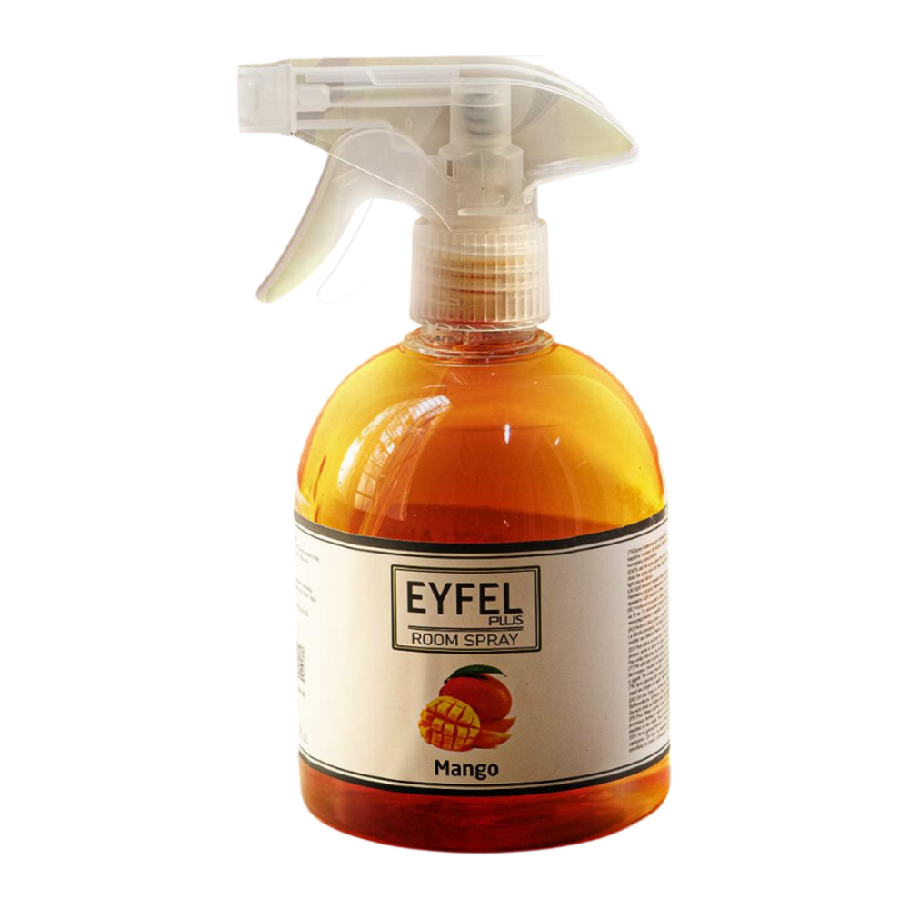 اسپری خوشبو کننده هوا Eyfel Plus مدل Mango رایحه انبه حجم 500 میل