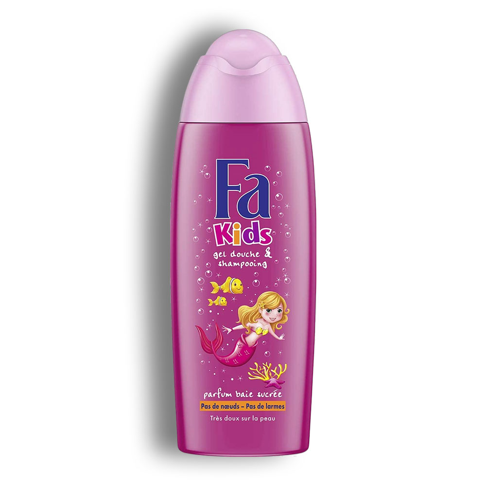 ژل و شامپو بچه Fa سری Kids مدل Sweet Berry Scent حجم 250 میل