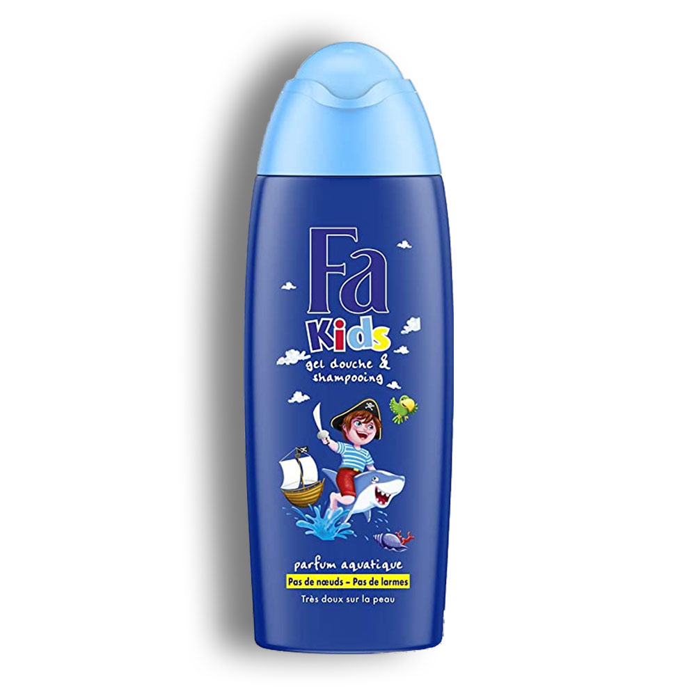 ژل و شامپو بچه Fa سری Kids مدل Wild Ocean Scent حجم 250 میل