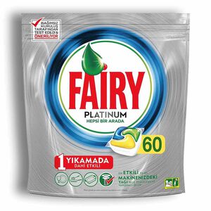 قرص ماشین ظرفشویی Fairy سری Platinum تعداد 60 عدد