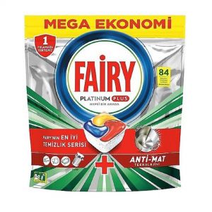 قرص ماشین ظرفشویی Fairy سری Platinum Plus تعداد84 عدد