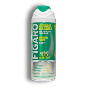 فوم اصلاح Figaro سری Regular Shave مدل Mentolo حجم 400 میل