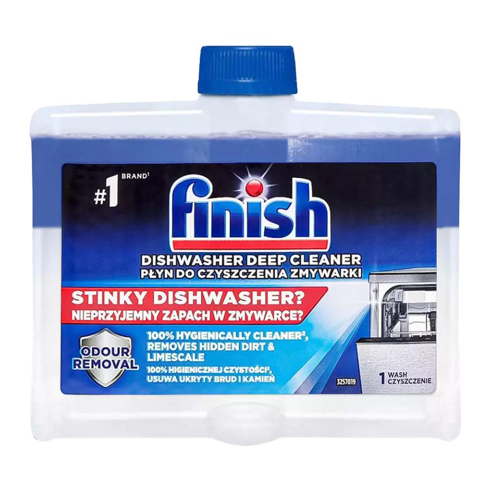 مایع جرمگیر ماشین ظرفشویی فینیش Finish رفع کننده رسوبات داخل ماشین حجم 250 میل