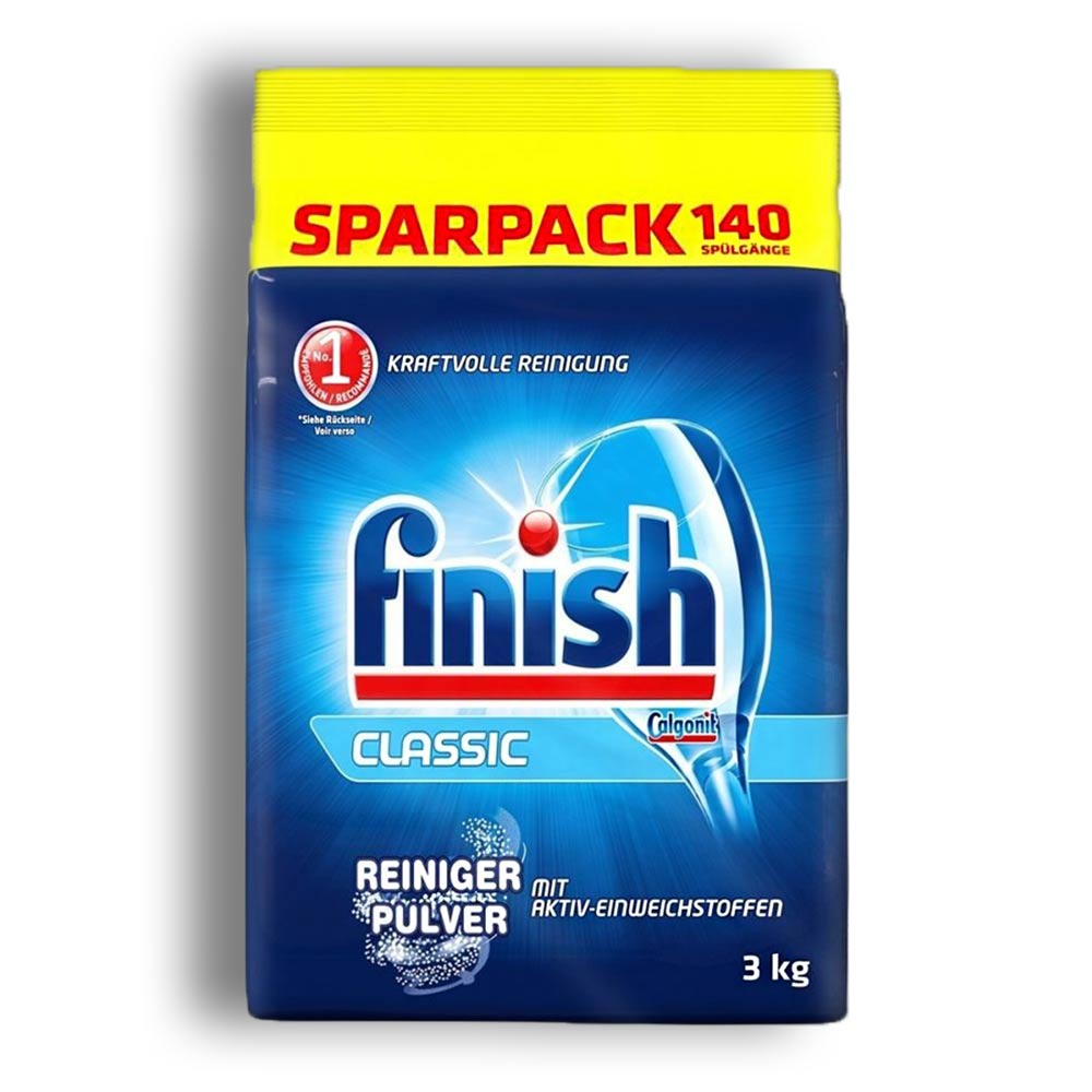 پودر ماشین ظرفشویی Finish سری Calgonit مدل Classic وزن 3 کیلو