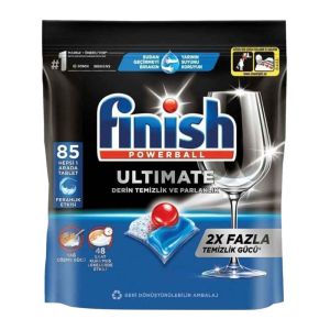 قرص ماشین ظرفشویی Finish مدل Derin Temizlik Ultimate بسته 85 عددی