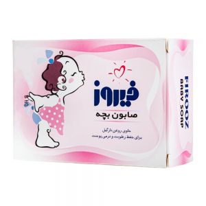 صابون بچه فیروز Firooz مدل Coconut Oil حاوی روغن نارگیل وزن 100 گرم