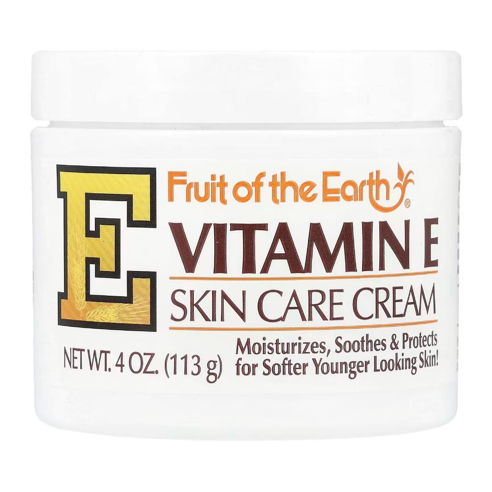 کرم مرطوب کننده فروت آف د ارث Fruit Of The Earth مدل Vitamin E حاوی ویتامین E وزن 113 گرم