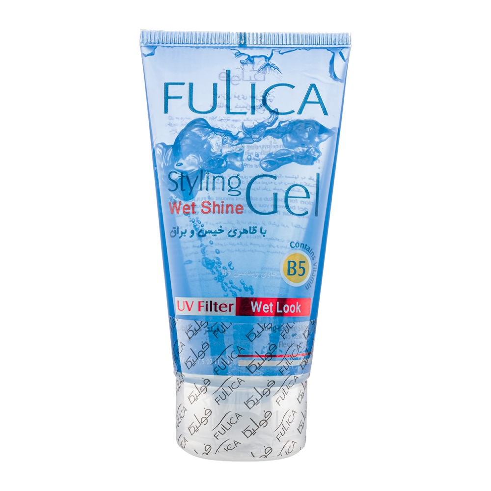 ژل موی سر فولیکا Fulica مدل Wet Shine حاوی ویتامین B5 حجم 150 میل