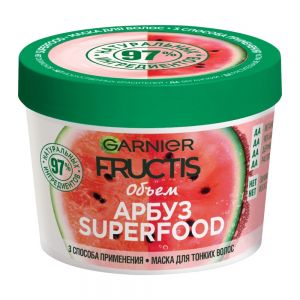 ماسک مو موهای آسیب دیده گارنیه Garnier سری Fructis Hair Food مدل Watermelon حجم 390 میل