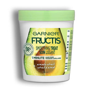 ماسک موی Garnier  سری Fructis مدل Smoothing Treat 1 Minute حجم 400 میل