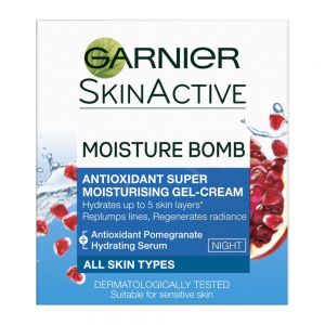 ژل کرم آبرسان شب گارنیه Garnier مدل Bomb Moisturising حجم 50 میل