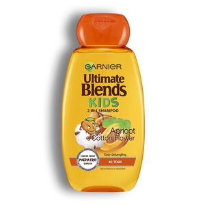 شامپو بچه Garnier سری Ultimate Blends مدل Apricot And Cotton Flower حجم 250 میل