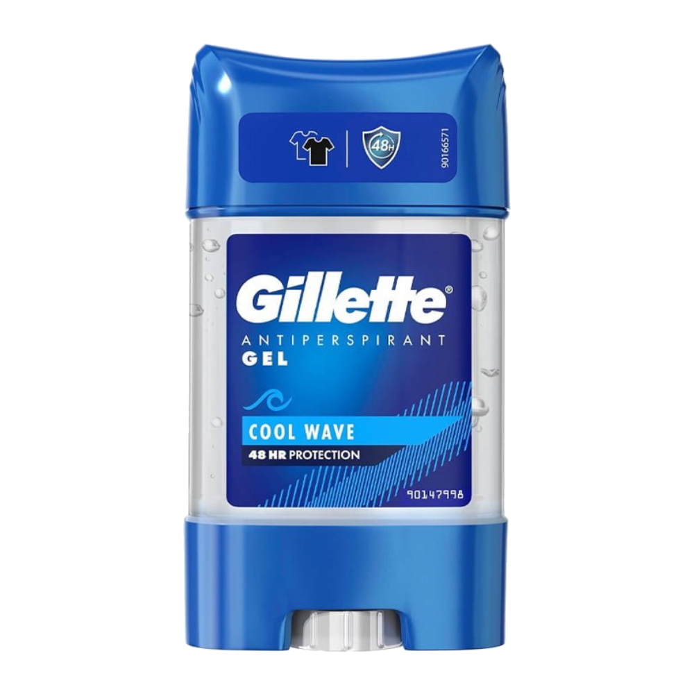 مام ژله ای مردانه ژیلت Gillette مدل Cool Wave حجم 70 میل