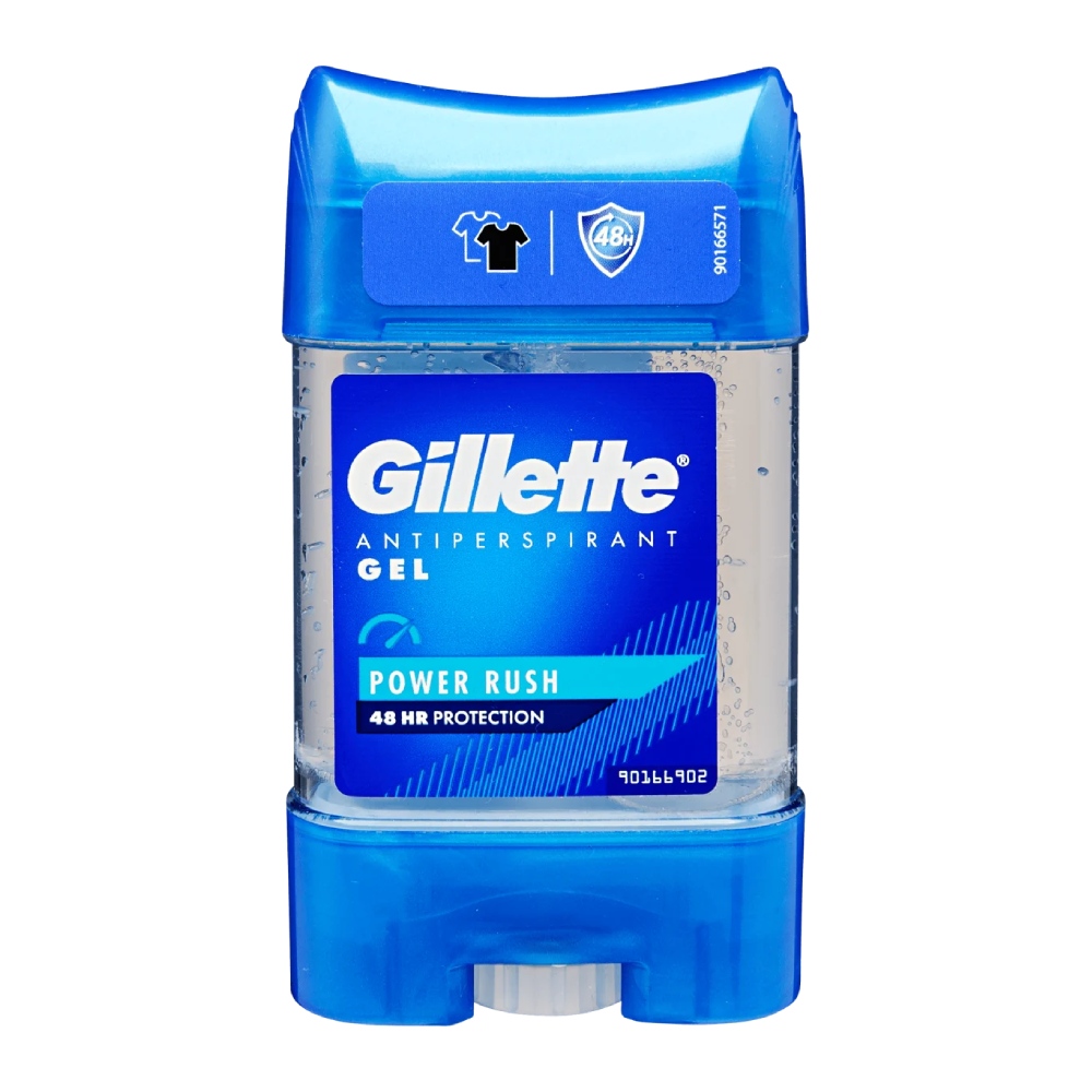 مام ژله ای مردانه ژیلت Gillette مدل Power Rush حجم 70 میل