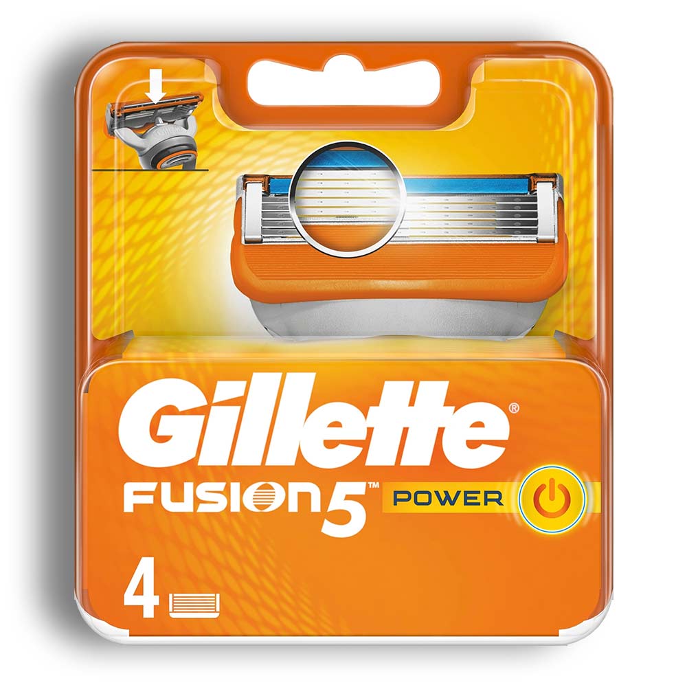 تیغ یدک Gillette سری Fusion5 مدل Power تعداد 4 عدد