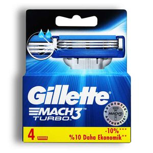 تیغ یدک Gillette مدل Mach3 Turbo تعداد 4 عدد